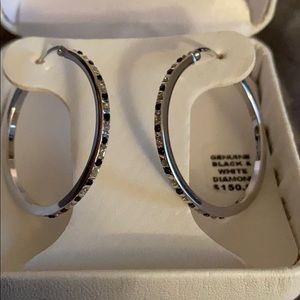 Diamond Mystique Black and White Diamond Earrings